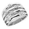 18K White Gold Diamond Right Hand Ring 0.50ct -Its Hot Jewelry Shop 18k gold diamond right hand ring 050ct p 31543 white 20220426