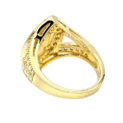 18K Yellow Gold Diamond Right Hand Ring For Women Tear Drop Shape 1.08ct 16 18K Yellow Gold Diamond Right Hand Ring For Women Tear Drop Shape 1.08ct -Its Hot Jewelry Shop 18k gold diamond right hand ring 108ct p 31415 backye