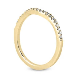 Ultra Thin 18K White Gold Diamond Wedding Band 0.12ct -Its Hot Jewelry Shop 18k gold diamond wedding band 012ct p 29919 back yellow