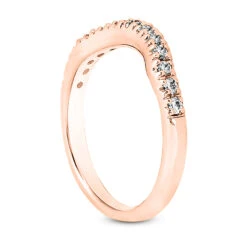 Thin 18K White Gold Diamond Wedding Band 0.33ct 3.0mm -Its Hot Jewelry Shop 18k gold diamond wedding band 033ct p 30249 back rose 20220420 20220426