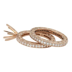 18K Rose Gold Eternity Diamond Engagement Ring Set 1.82ct 11 18K Rose Gold Eternity Diamond Engagement Ring Set 1.82ct -Its Hot Jewelry Shop 18k gold eternity diamond engagement ring set 182ct p 6067 backro