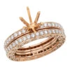 18K Rose Gold Eternity Diamond Engagement Ring Set 1.82ct 2 18K Rose Gold Eternity Diamond Engagement Ring Set 1.82ct -Its Hot Jewelry Shop 18k gold eternity diamond engagement ring set 182ct p 6067 ro
