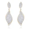 18K Yellow Gold Ladies Designer Diamond Leaf Earrings 3 Carats 1 18K Yellow Gold Ladies Designer Diamond Leaf Earrings 3 Carats -Its Hot Jewelry Shop 18k gold ladies designer diamond leaf earrings 3 carats ye
