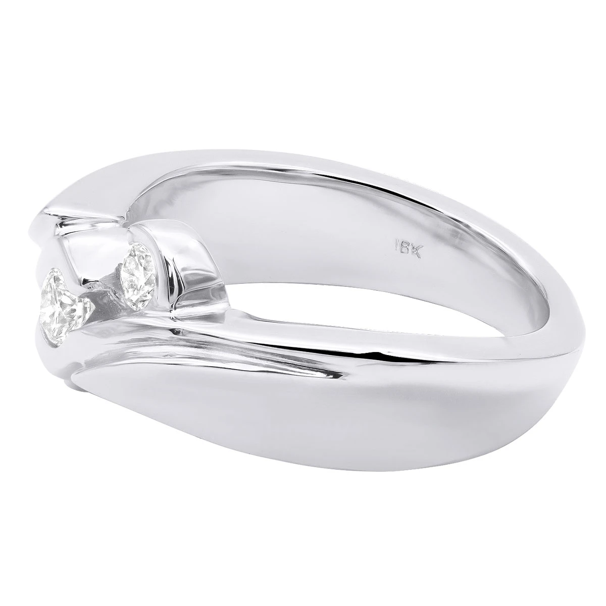 18K Yellow Gold Ladies Diamond Ring 0.31ct 6 18K Yellow Gold Ladies Diamond Ring 0.31ct - Image 4