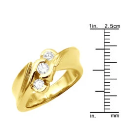18K Yellow Gold Ladies Diamond Ring 0.31ct 17 18K Yellow Gold Ladies Diamond Ring 0.31ct -Its Hot Jewelry Shop 18k gold ladies diamond ring 031ct p 31960 ruler yellow
