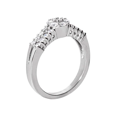 18K White Gold Ladies Diamond Ring 0.45ct 5 18K White Gold Ladies Diamond Ring 0.45ct - Image 3
