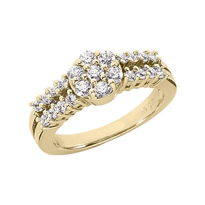 18K White Gold Ladies Diamond Ring 0.45ct 4 18K White Gold Ladies Diamond Ring 0.45ct - Image 2