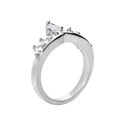 18K White Gold Ladies Diamond Ring 0.62ct 8 18K White Gold Ladies Diamond Ring 0.62ct -Its Hot Jewelry Shop 18k gold ladies diamond ring 062ct p 32404 back white 20220420 20220426
