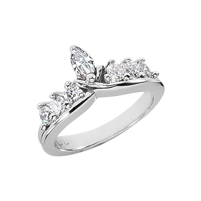18K White Gold Ladies Diamond Ring 0.62ct 3 18K White Gold Ladies Diamond Ring 0.62ct