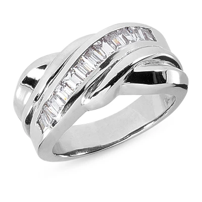 18K White Gold Ladies Diamond Ring 0.84ct 3 18K White Gold Ladies Diamond Ring 0.84ct