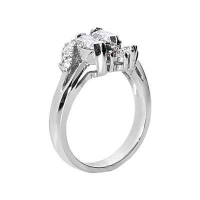18K White Gold Ladies Diamond Ring 1.21ct 5 18K White Gold Ladies Diamond Ring 1.21ct - Image 3