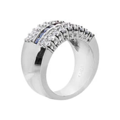 18K White Gold Ladies Diamond Ring 1.35ct 11.8mm 8 18K White Gold Ladies Diamond Ring 1.35ct 11.8mm -Its Hot Jewelry Shop 18k gold ladies diamond ring 135ct p 32050 back white 20220420 20220426