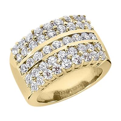 18K White Gold Ladies Diamond Ring 1.35ct 11.8mm 4 18K White Gold Ladies Diamond Ring 1.35ct 11.8mm - Image 2