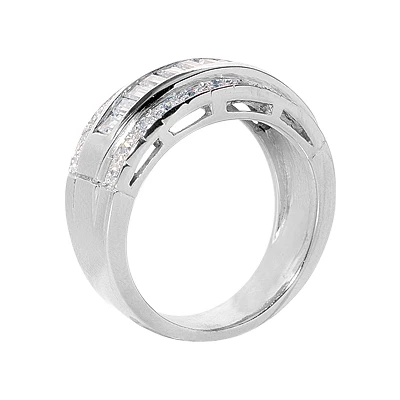 18K White Gold Ladies Diamond Ring 1.41ct 5 18K White Gold Ladies Diamond Ring 1.41ct - Image 3