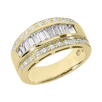 18K White Gold Ladies Diamond Ring 1.41ct 4 18K White Gold Ladies Diamond Ring 1.41ct - Image 2