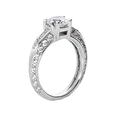 18K White Gold Ladies Diamond Ring 1.78ct 5 18K White Gold Ladies Diamond Ring 1.78ct - Image 3