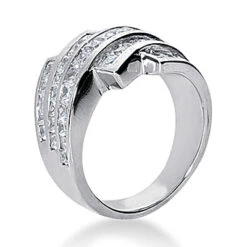 18K White Gold Ladies Diamond Ring 1.91ct -Its Hot Jewelry Shop 18k gold ladies diamond ring 191ct p 32748 back white 20220426
