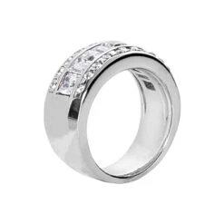 18K White Gold Ladies Diamond Ring 2.07ct -Its Hot Jewelry Shop 18k gold ladies diamond ring 207ct p 32942 back white 20220426