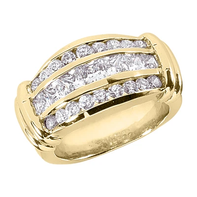 18K White Gold Ladies Diamond Ring 2.09ct 4 18K White Gold Ladies Diamond Ring 2.09ct - Image 2