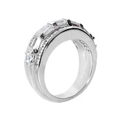18K White Gold Ladies Diamond Ring 2.15ct -Its Hot Jewelry Shop 18k gold ladies diamond ring 215ct p 32648 back white 20220426