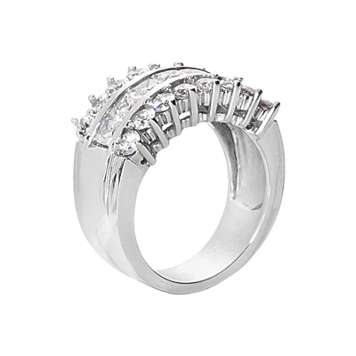18K White Gold Ladies Diamond Ring 2.31ct 11.8mm 5 18K White Gold Ladies Diamond Ring 2.31ct 11.8mm - Image 3