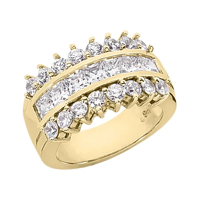 18K White Gold Ladies Diamond Ring 2.31ct 11.8mm 4 18K White Gold Ladies Diamond Ring 2.31ct 11.8mm - Image 2