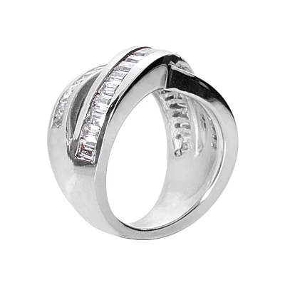 18K White Gold Ladies Diamond Ring 2.50ct 5 18K White Gold Ladies Diamond Ring 2.50ct - Image 3