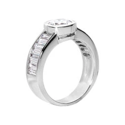 18K White Gold Ladies Diamond Ring 2.68ct -Its Hot Jewelry Shop 18k gold ladies diamond ring 268ct p 32484 back white 20220426
