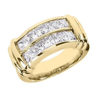 18K White Gold Ladies Diamond Ring 2.70ct 10.2mm 4 18K White Gold Ladies Diamond Ring 2.70ct 10.2mm - Image 2