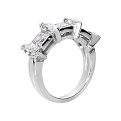 18K White Gold Ladies Diamond Ring 2.83ct -Its Hot Jewelry Shop 18k gold ladies diamond ring 283ct p 32850 back white 20220426