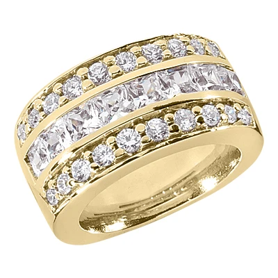 18K White Gold Ladies Diamond Ring 2.96ct 4 18K White Gold Ladies Diamond Ring 2.96ct - Image 2