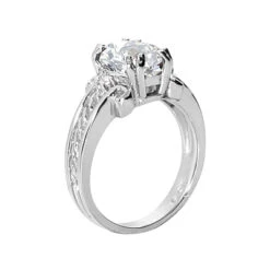 18K White Gold Ladies Diamond Ring 3.05ct 8 18K White Gold Ladies Diamond Ring 3.05ct -Its Hot Jewelry Shop 18k gold ladies diamond ring 305ct p 32480 back white 20220426