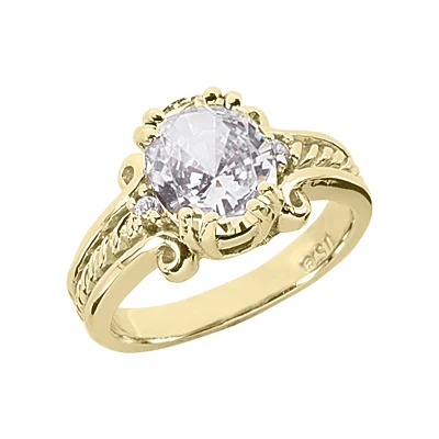 18K White Gold Ladies Diamond Ring 3.05ct 4 18K White Gold Ladies Diamond Ring 3.05ct - Image 2
