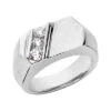 18K White Gold Men's Diamond Ring 0.45ct 9.3mm -Its Hot Jewelry Shop 18k gold mens diamond ring 045ct p 31649 white 20220420 20220426
