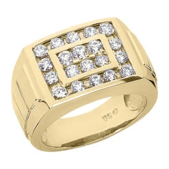 18K White Gold Men's Diamond Ring 0.78ct 13.1mm -Its Hot Jewelry Shop 18k gold mens diamond ring 078ct p 31794 yellow 20220426