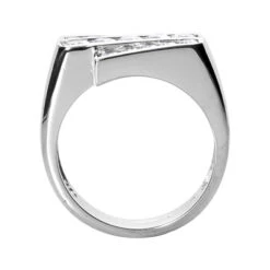 18K White Gold Men's Diamond Ring 1.25ct -Its Hot Jewelry Shop 18k gold mens diamond ring 125ct p 31908 back white 20220420 20220426