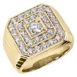 18K White Gold Men's Diamond Ring 1.31ct 7 18K White Gold Men's Diamond Ring 1.31ct -Its Hot Jewelry Shop 18k gold mens diamond ring 131ct p 31834 yellow 20220426