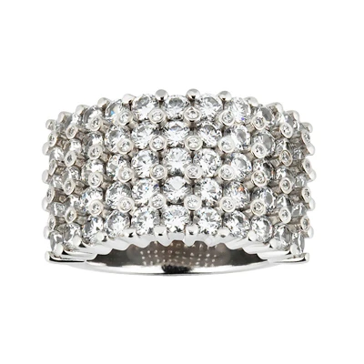 18K White Gold Men's Diamond Ring 4.05ct 4 18K White Gold Men's Diamond Ring 4.05ct - Image 2