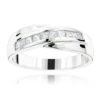 18K White Gold Men's Diamond Wedding Band 1ct 2 18K White Gold Men's Diamond Wedding Band 1ct -Its Hot Jewelry Shop 18k gold mens diamond wedding band 1ct p 30803 wh