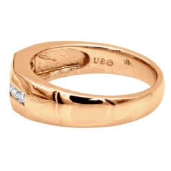 18K White Gold Men's Diamond Wedding Ring 0.49ct -Its Hot Jewelry Shop 18k gold mens diamond wedding ring 049ct p 30919 backro