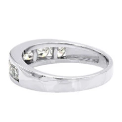 7 Stone Anniversary Band 18K White Gold Men's Or Women's Diamond Wedding Ring 1.5ct 13 7 Stone Anniversary Band 18K White Gold Men's Or Women's Diamond Wedding Ring 1.5ct -Its Hot Jewelry Shop 18k gold mens or womens diamond wedding band 7 stone anniversary ring 15ct 000817 backwh