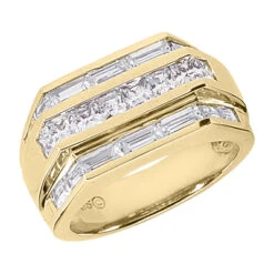 18K White Gold Men's Princess & Baguette Diamonds Ring 2.76ct 7 18K White Gold Men's Princess & Baguette Diamonds Ring 2.76ct -Its Hot Jewelry Shop 18k gold mens princess baguette diamonds ring 276ct p 31671 yellow 20220420 20220426