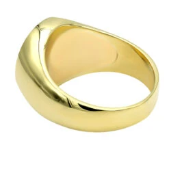 18K Yellow Gold Men's Round & Oval Diamonds Ring 2.06ct -Its Hot Jewelry Shop 18k gold mens round oval diamonds ring 206ct p 31667 backye