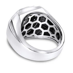 18K White Gold Men's Round & Oval Diamonds Ring 4ct 11 18K White Gold Men's Round & Oval Diamonds Ring 4ct -Its Hot Jewelry Shop 18k gold mens round oval diamonds ring 390ct p 31812 backwh