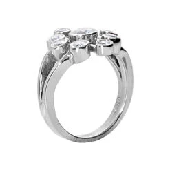 18K White Gold Right Hand Diamond Ladies Ring 0.69ct 8 18K White Gold Right Hand Diamond Ladies Ring 0.69ct -Its Hot Jewelry Shop 18k gold right hand diamond ladies ring 069ct p 31445 back white 20220420 20220426