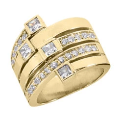 18K White Gold Right Hand Diamond Ladies Ring 1.16ct -Its Hot Jewelry Shop 18k gold right hand diamond ladies ring 116ct p 31505 yellow 20220426