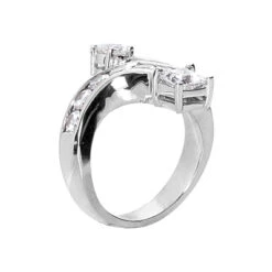 18K White Gold Right Hand Diamond Ladies Ring 1.47ct -Its Hot Jewelry Shop 18k gold right hand diamond ladies ring 147ct p 31465 back white 20220426