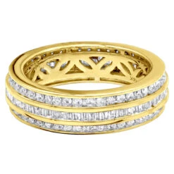 14K Rose Gold Round Baguette Diamond Eternity Ring 2.01ct 1/4 In (6mm) 14 14K Rose Gold Round Baguette Diamond Eternity Ring 2.01ct 1/4 In (6mm) -Its Hot Jewelry Shop 18k gold round baguette diamond eternity ring 201ct p 6326 backye