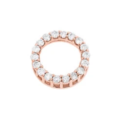 18K White Gold Round Diamond Circle Of Love Pendant 0.32ct -Its Hot Jewelry Shop 18k gold round diamond circle of love pendant 032ct p 5663 ro
