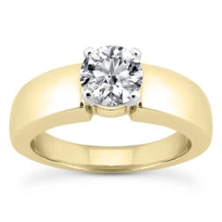 18K White Gold Round Diamond Engagement Ring 0.75ct 4.65mm Wide 12 18K White Gold Round Diamond Engagement Ring 0.75ct 4.65mm Wide -Its Hot Jewelry Shop 18k gold round diamond engagement ring 075ct p 34208 yellow 20220420 20220426